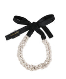 Zuhair Murad Women's Beaded Chain-Link Ribbon Belt