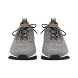 Santoni Men's Grey Knit Sneaker