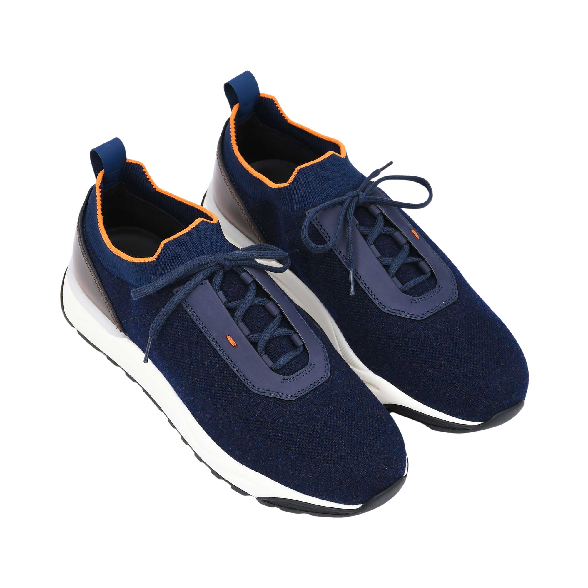 Santoni Men's Knit Navy & Orange Sneaker | All Shoes | GCC | Men | Men Sneaker | Mens | Sneaker | Sneakers Santoni Men's Knit Navy & Orange Sneaker | All Shoes | GCC | Men | Men Sneaker | Mens | Sneaker | Sneakers