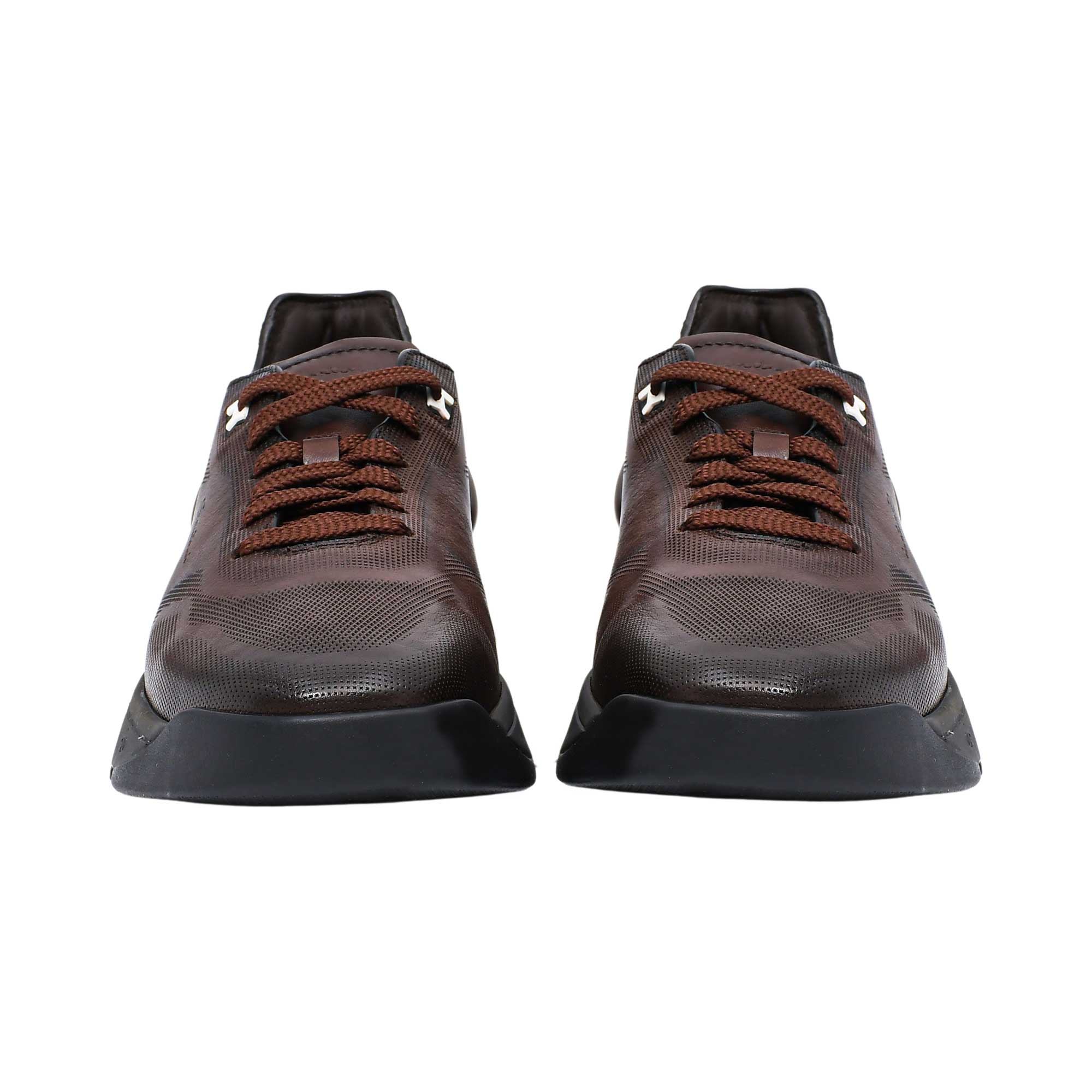 Santoni Men's Leather Dark Brown Sneaker | All Shoes | GCC | Men | Men Sneaker | Mens | Sneaker | Sneakers Santoni Men's Leather Dark Brown Sneaker | All Shoes | GCC | Men | Men Sneaker | Mens | Sneaker | Sneakers