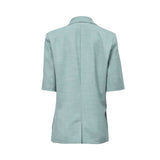 Simona Corsellini Women’s Mint Green Tailored Short Sleeve Blazer