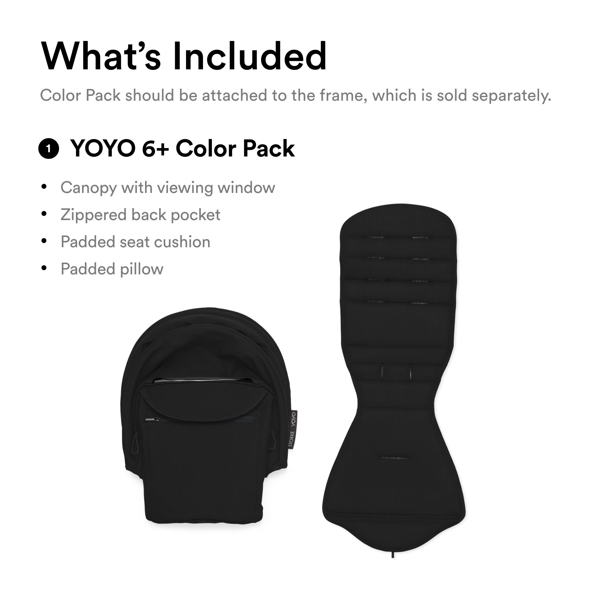 Stokke Kids Color Pack Black One Size Basic