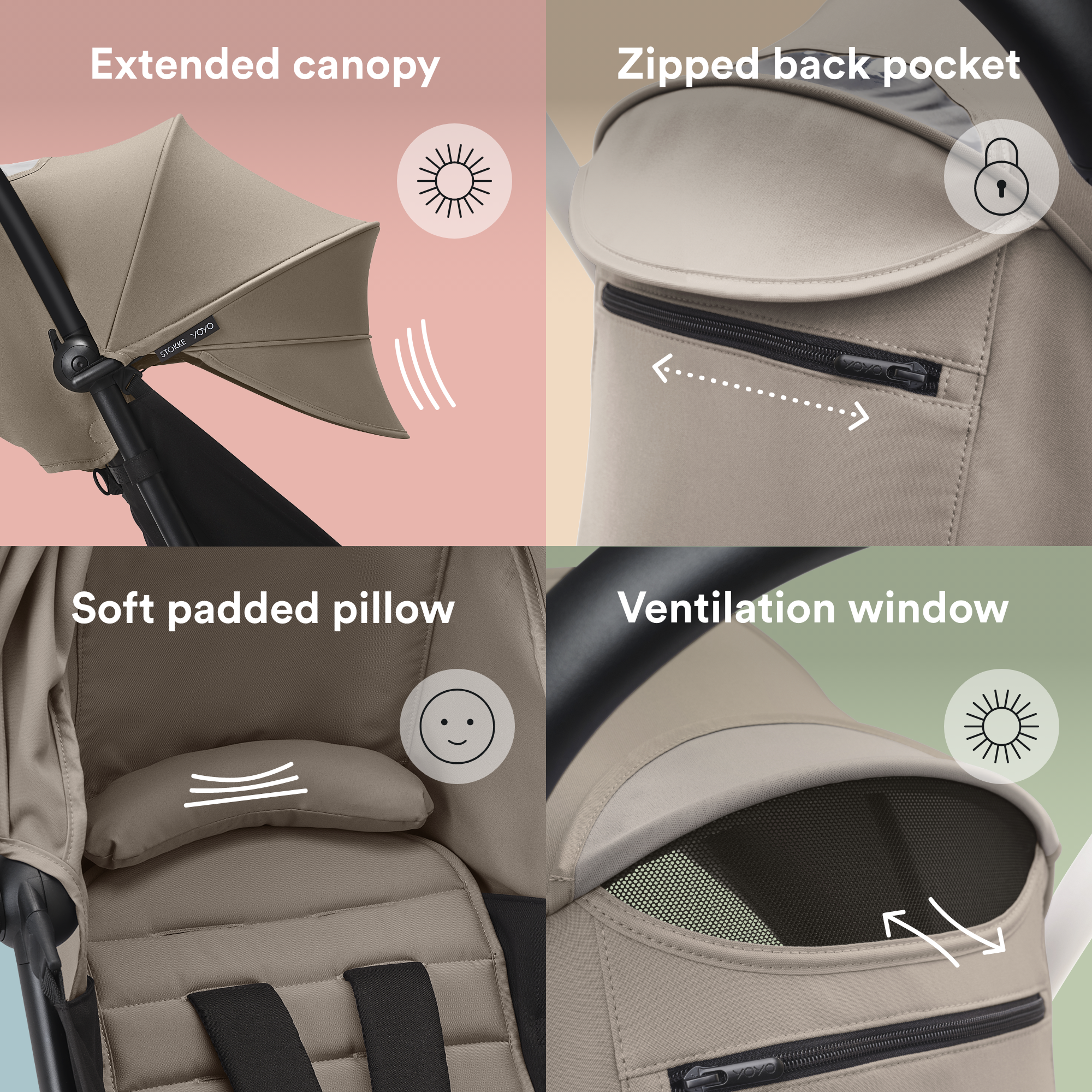 Stokke Kids Color Pack Taupe One Size Basic