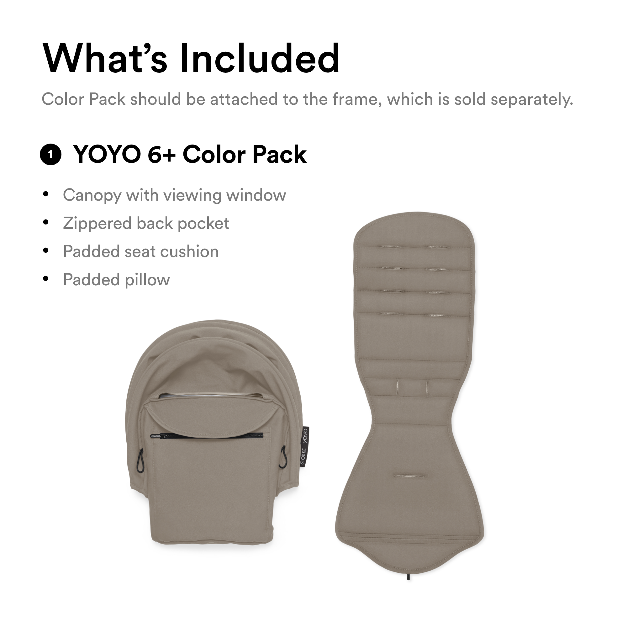 Stokke Kids Color Pack Taupe One Size Basic