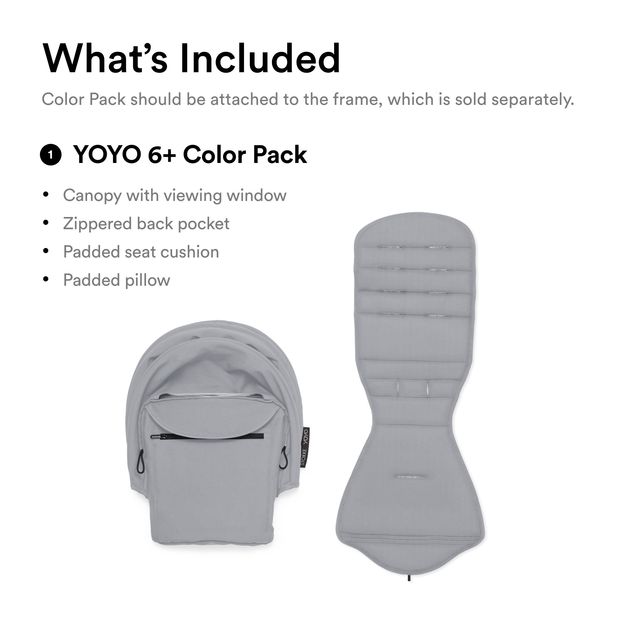 Stokke Kids Color Pack Grey One Size Basic