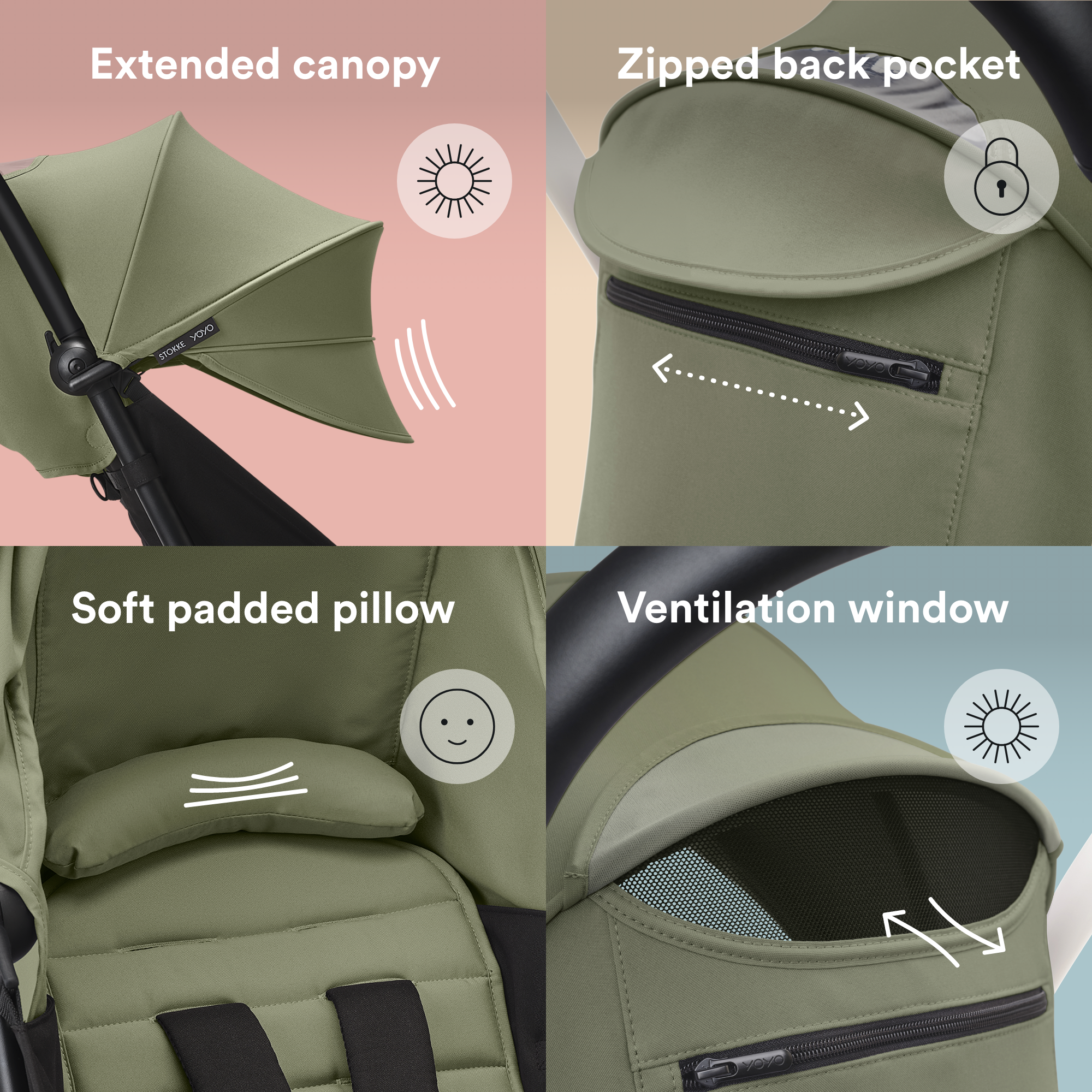 Stokke Kids Color Pack Olive Green One Size Basic