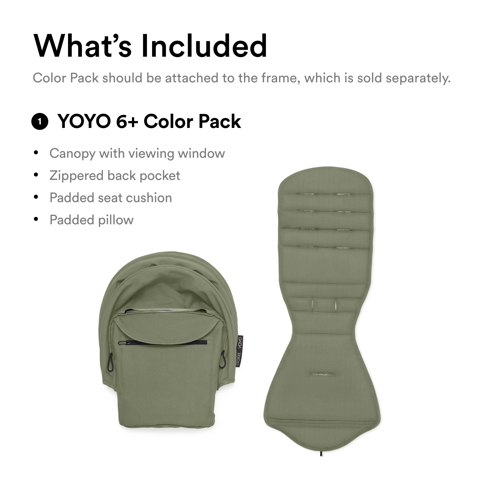 Stokke Kids Color Pack Olive Green One Size Basic