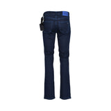 Stefano Ricci Men's Dark Wash Straight-Leg Jeans