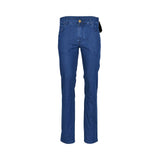 Stefano Ricci Men's Medium Wash Straight-Leg Jeans