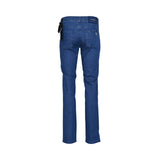 Stefano Ricci Men's Medium Wash Straight-Leg Jeans