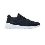 Stefano Ricci Men's Navy and Leather Lifestyle Sneaker