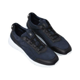 Stefano Ricci Men's Navy and Leather Lifestyle Sneaker