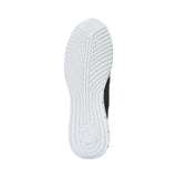 Stefano Ricci Men's  Olive Green Leather and Mesh Sneaker