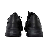 Stefano Ricci Men's  Olive Green Leather and Mesh Sneaker