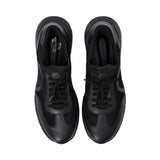 Stefano Ricci Men's  Olive Green Leather and Mesh Sneaker