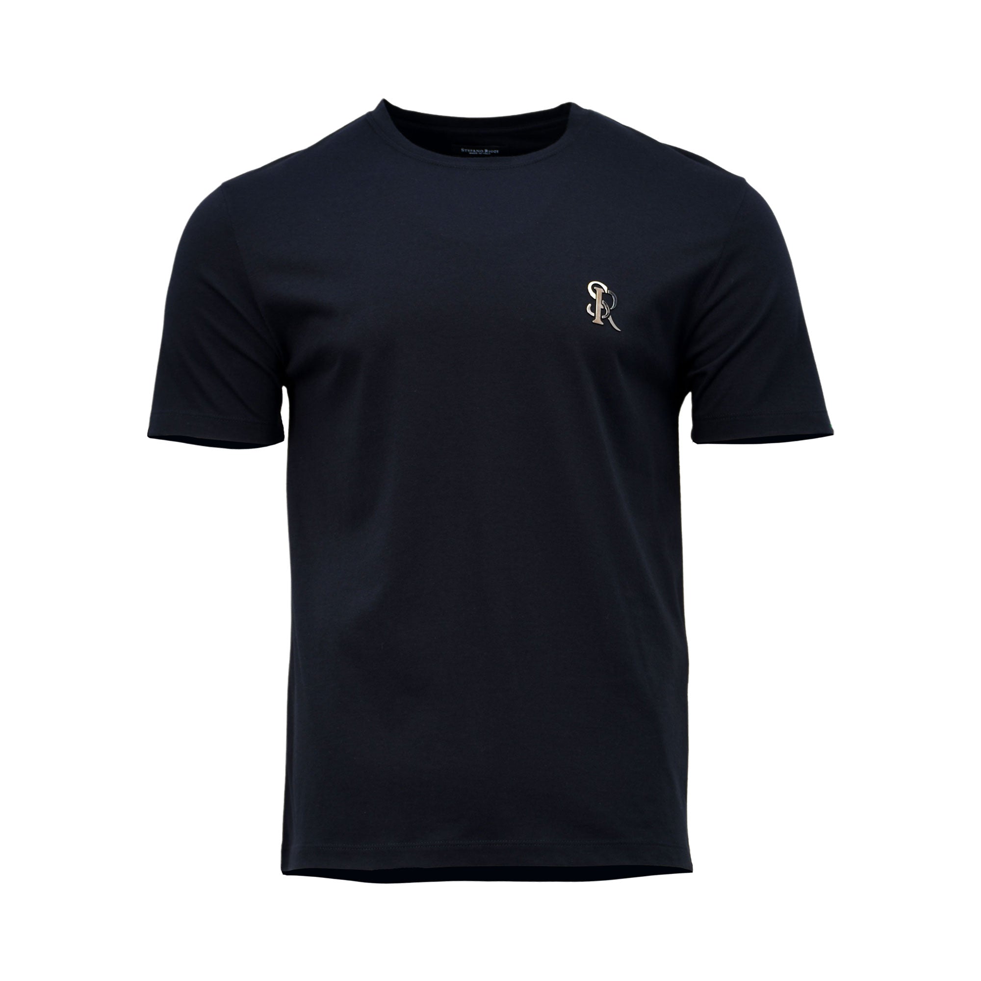 Stefano Ricci Men's Round Neck T-shirt | All Clothing | FYFL | GCC | Men | Mens | Mens Fashion | Tops & T-Shirts