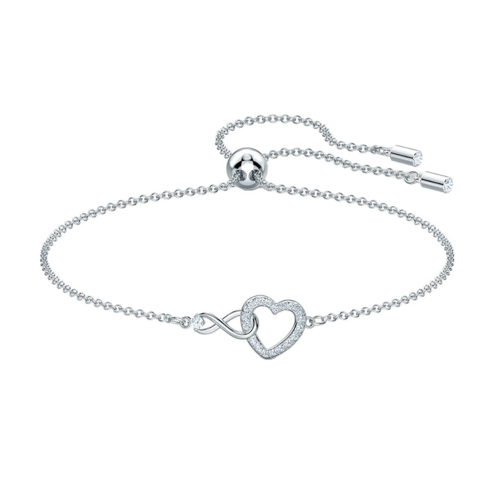 Swarovski Infinity Bracelet White Size M | Bracelet | Fashion Jewellery | Ladies bracelet | Valentine | Womens Swarovski Infinity Bracelet White Size M | Bracelet | Fashion Jewellery | Ladies bracelet | Valentine | Womens