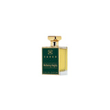 Sared Wuthering Heights Eau de Parfum green and gold luxury fragrance bottle side view Order Online Today.