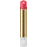 Sensai Pink lipstick with gold and white casing on a white background.