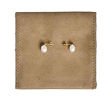 Shashi Baby Giselle Gold & Pearl Stud Earrings