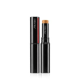 Shiseido Synchro Skin Correcting GelStick Concealer shown both open and closed, featuring a sleek black cylindrical casing with the Shiseido logo.