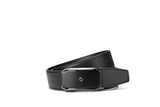 Samsonite AAMIR II Biz Plate AL Auto 04 Black Leather Belt