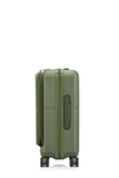 Samsonite Flatform Spinner Metallic Green Hard Luggage