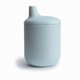 Mushie Kids New Born Silicone Sippy Cup Powder Blue