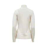 Simona Corsellini ivory turtleneck sweater with long sleeves and a slim, minimalist fit.