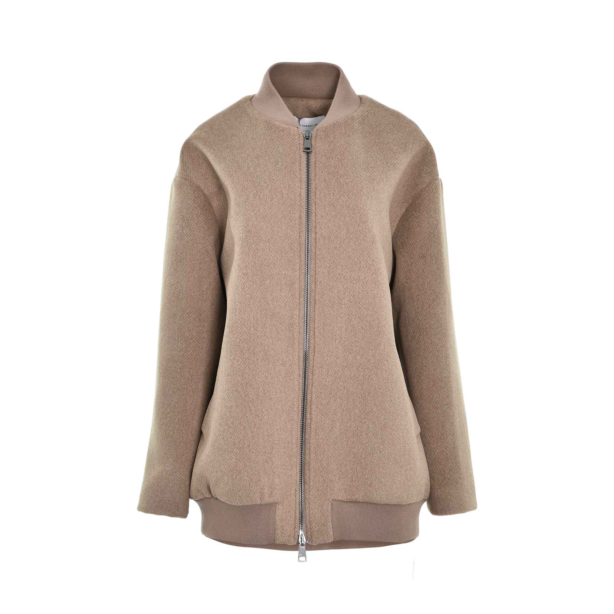 Simona Corsellini Women's Camel Beige Jacket – Shop Now Online