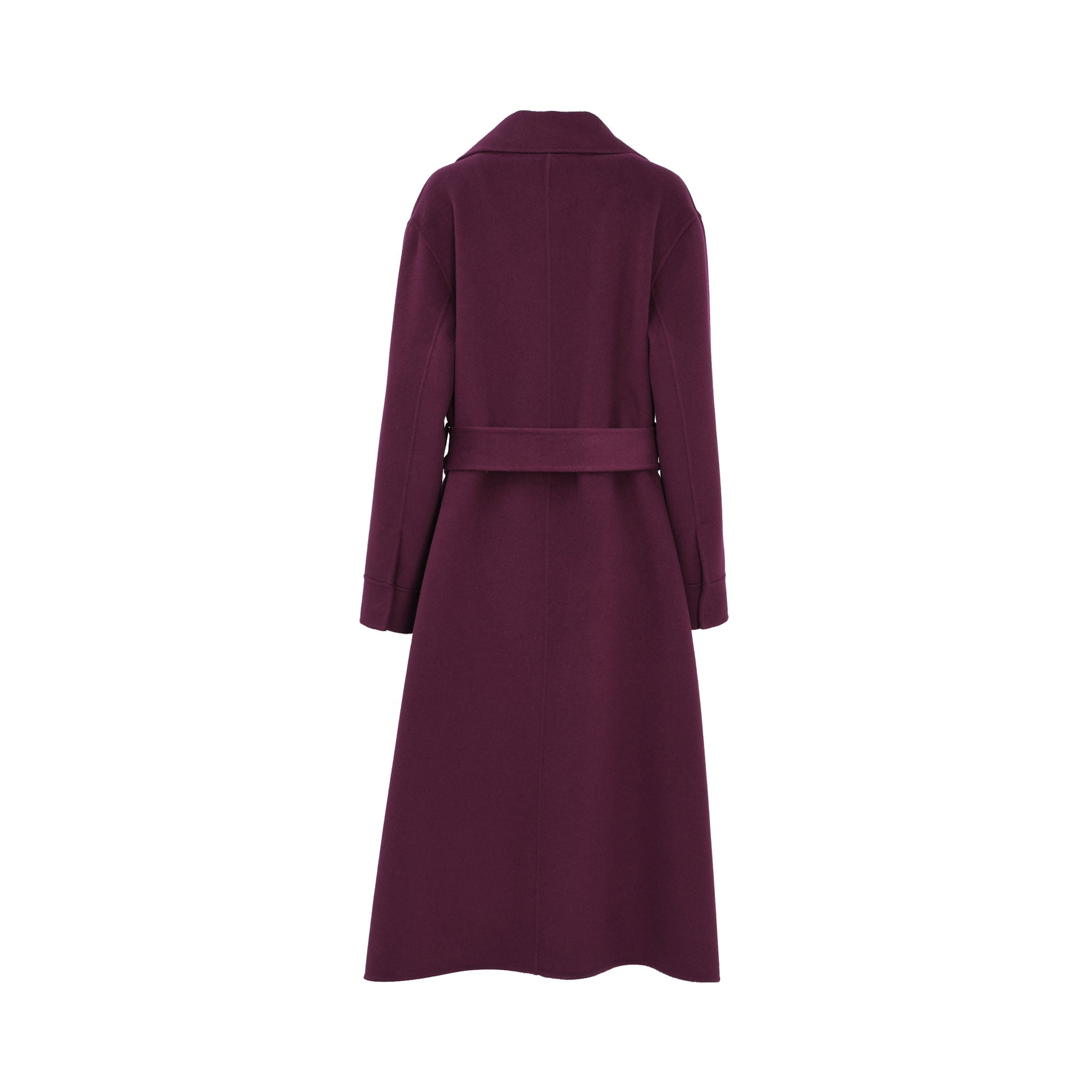Simona Corsellini Women's Cherry Red Wool Wrap Coat — Now Available Online
