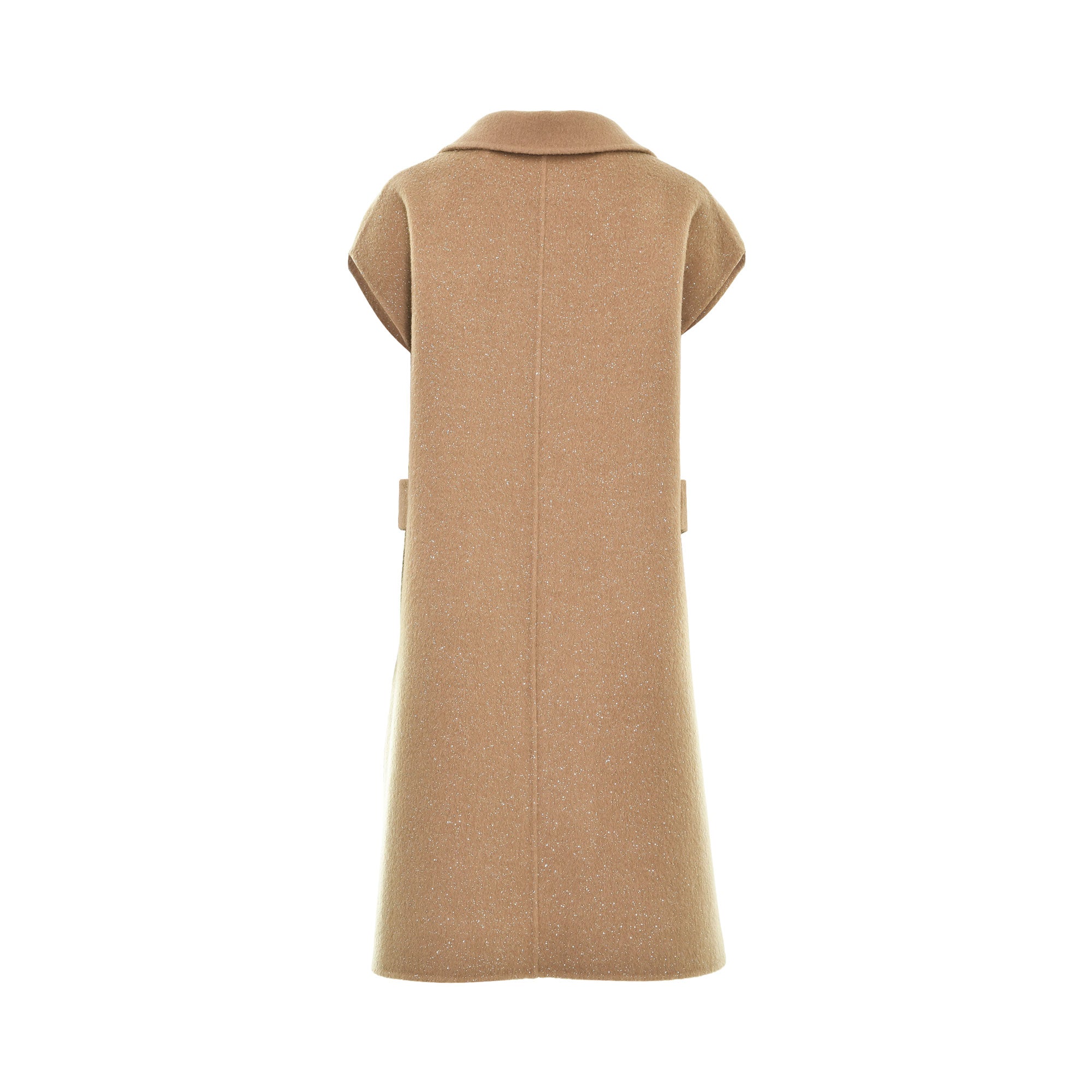 Simona Corsellini Women's Dark Beige Double-Breasted Vest — Shop the Latest Online