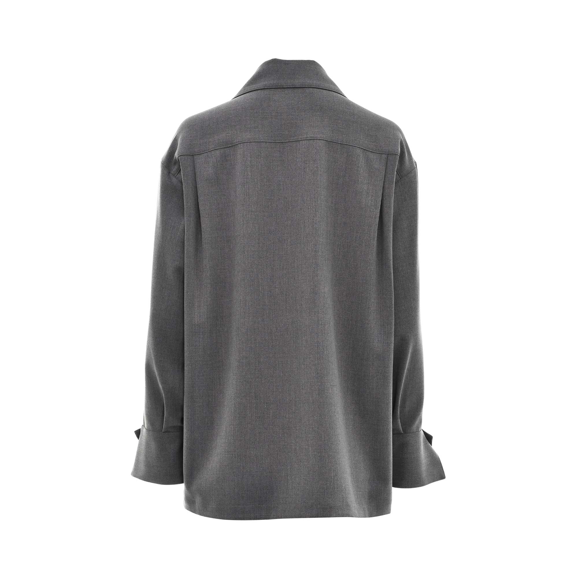 Simona Corsellini Women's Grey Blouse with metallic embellishment — Order Online Today