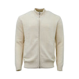the Stefano Ricci Full-Zip Ribbed Knit Cardigan.