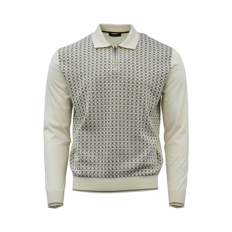 Stefano Ricci knit polo, where classic styling meets contemporary architectural design