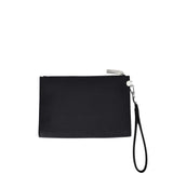 Stefano Ricci Men’s Black Leather Pouch back view – Available for Online Purchase