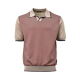 Stefano Ricci Men’s Beige Patterned Polo Sweater SS26 Shop the Latest Online at Blue Salon Qatar