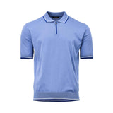 Stefano Ricci Men’s Polo Sweater Light Blue SS26 Order Online Today at Blue Salon Qatar