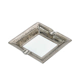 Stefano Ricci luxury ashtray in White/Silver — Available for Online Purchase