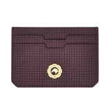 Stefano Ricci Men's Bordeaux Leather Card Holder
