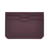 Stefano Ricci men's Bordeaux leather card holder back view – Shop Now Online