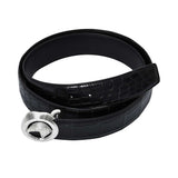 Stefano Ricci men's black leather belt — Now Online