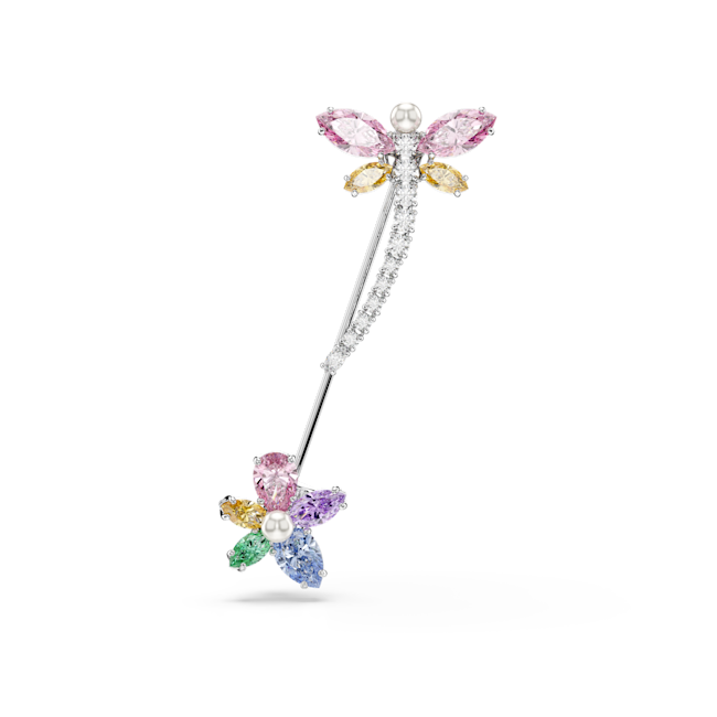 Swarovski Ariana Grande X Swarovski Brooch Mixed Cuts Colorful butterfly-shaped brooch with gemstones 