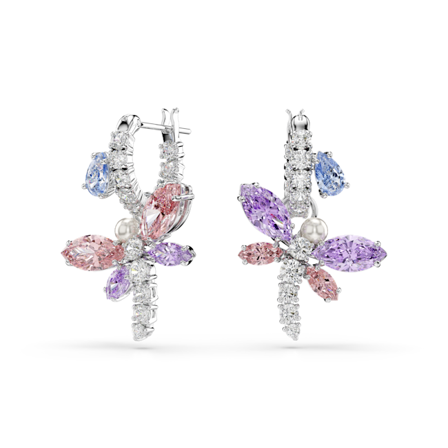 Swarovski Ariana Grande X Swarovski Drop Earrings Mixed Pair of earrings with colorful gemstones 