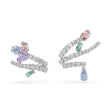 Swarovski Ariana Grande X Swarovski Ear Cuffs Mixed Cuts Pair of earrings with colorful gemstones 