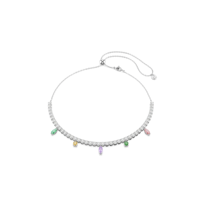 Swarovski Ariana Grande X Swarovski Necklace Mixed Cuts Necklace with colorful gemstones