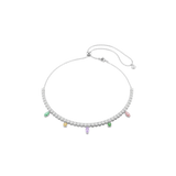 Swarovski Ariana Grande X Swarovski Necklace Mixed Cuts Necklace with colorful gemstones