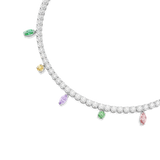 Swarovski Ariana Grande X Swarovski Necklace Mixed Cuts Necklace with multicolored gemstones 