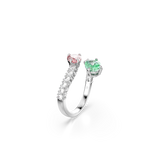 Swarovski Ariana Grande X Swarovski Open Ring Mixed Cuts
Silver ring with heart-shaped gemstones