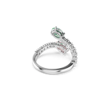 Swarovski Ariana Grande X Swarovski Open Ring Mixed Cuts Silver ring with gemstones 